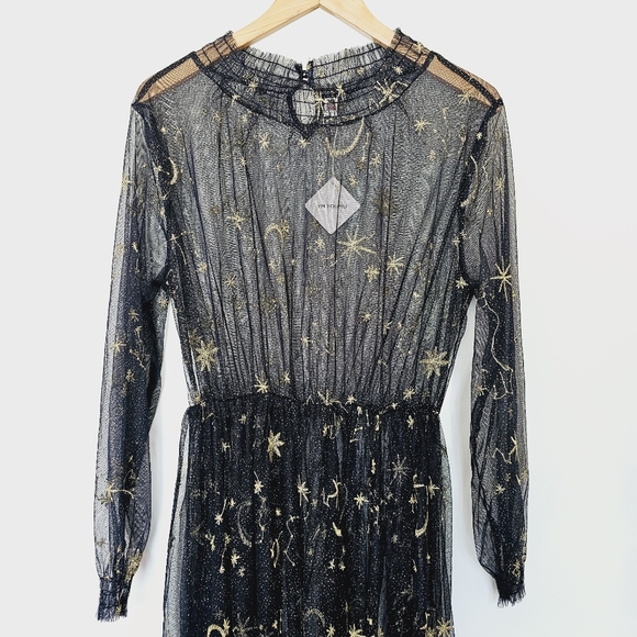 XXL Celestial Sheer Witchy Dress Plus Size - Picture 3 of 6